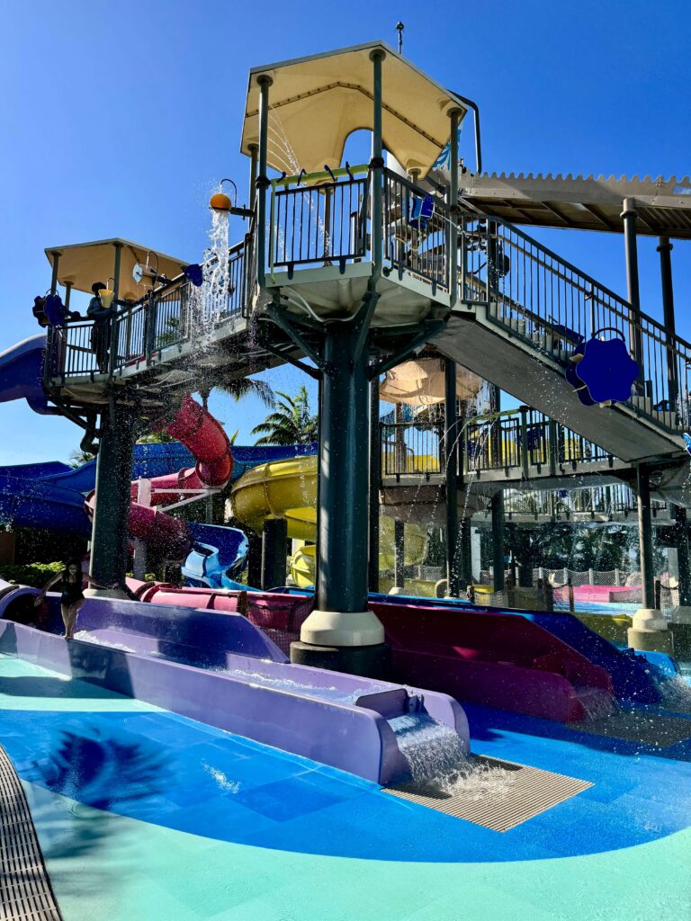 Waterpark and waterslides at grand hyatt baha mar, kids playground
