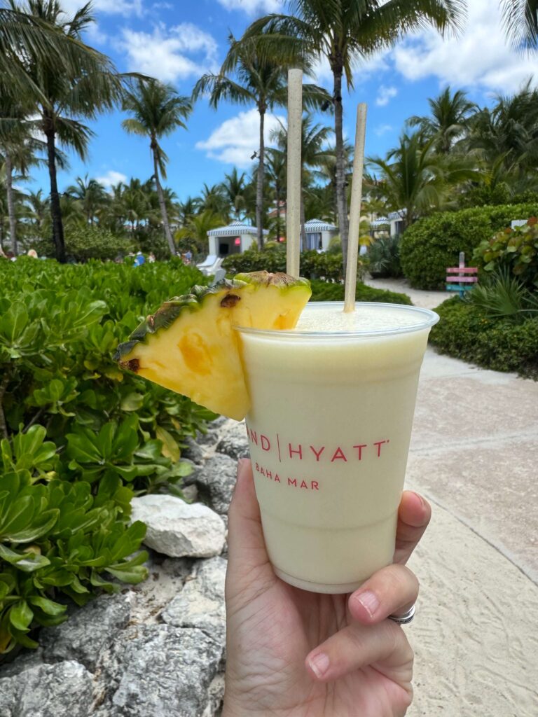 pina colado at grand hyatt baha mar