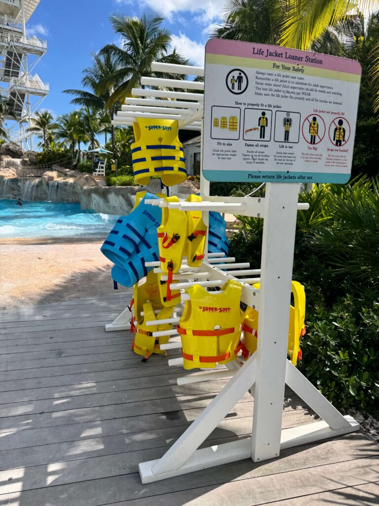 Waterpark and waterslides at grand hyatt baha mar