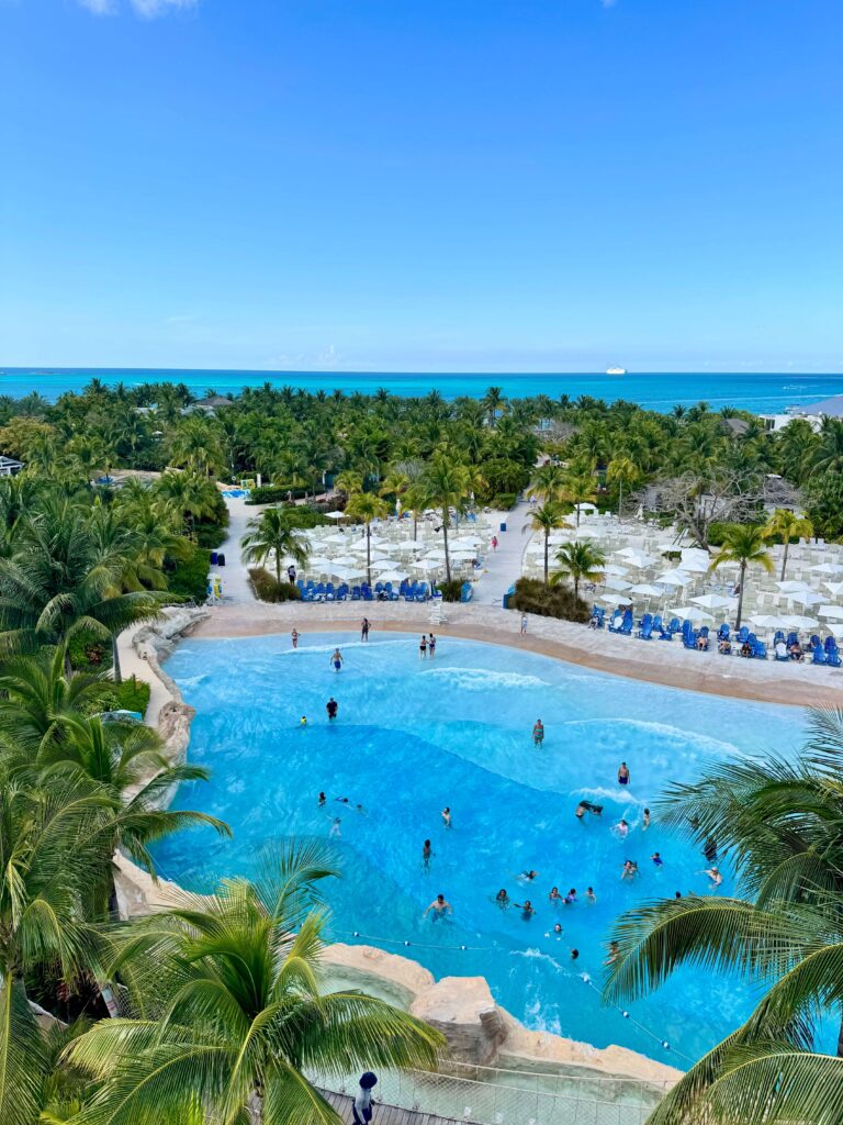 Waterpark and waterslides at grand hyatt baha mar